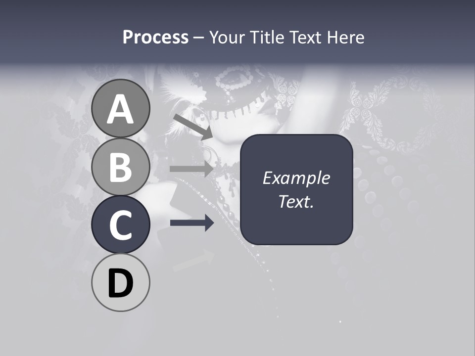 Mask Woman PowerPoint Template