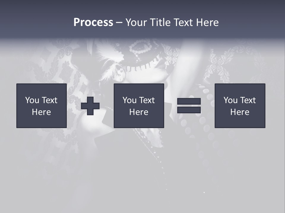 Mask Woman PowerPoint Template