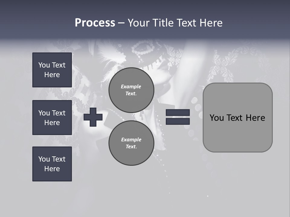 Mask Woman PowerPoint Template