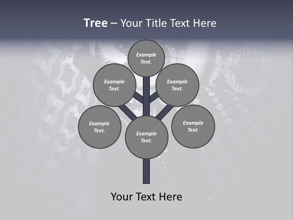 Mask Woman PowerPoint Template