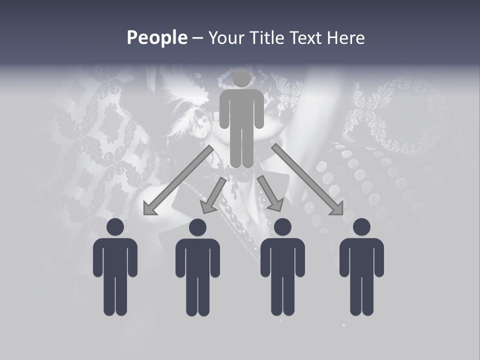 Mask Woman PowerPoint Template