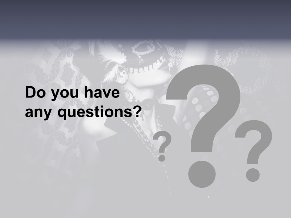 Mask Woman PowerPoint Template