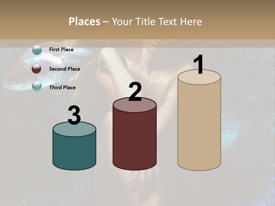 Beautiful Mermaid PowerPoint Template