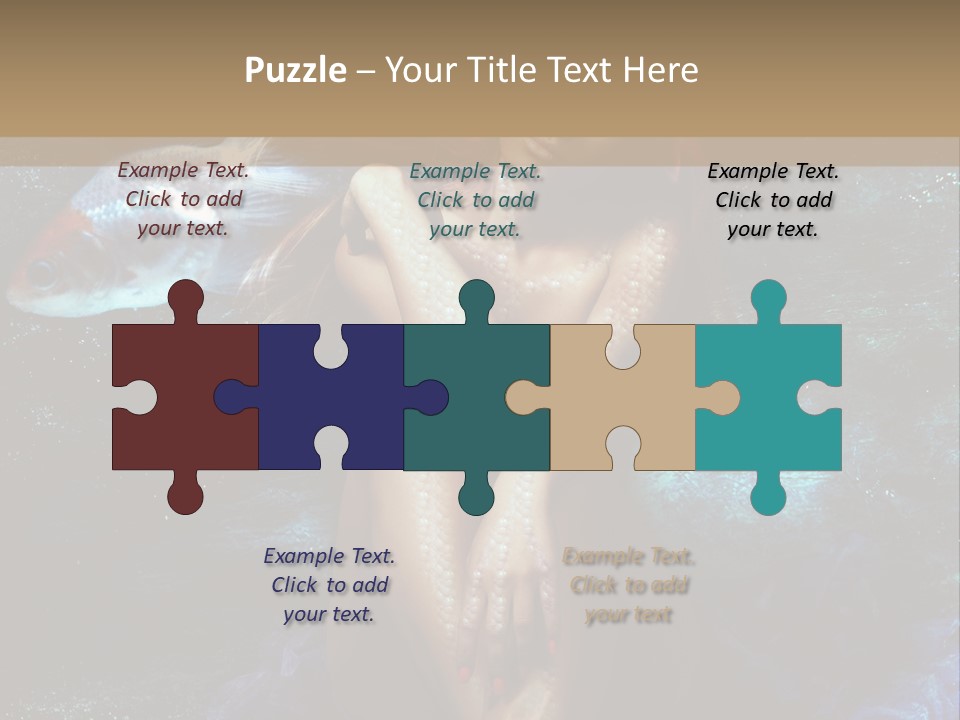Beautiful Mermaid PowerPoint Template