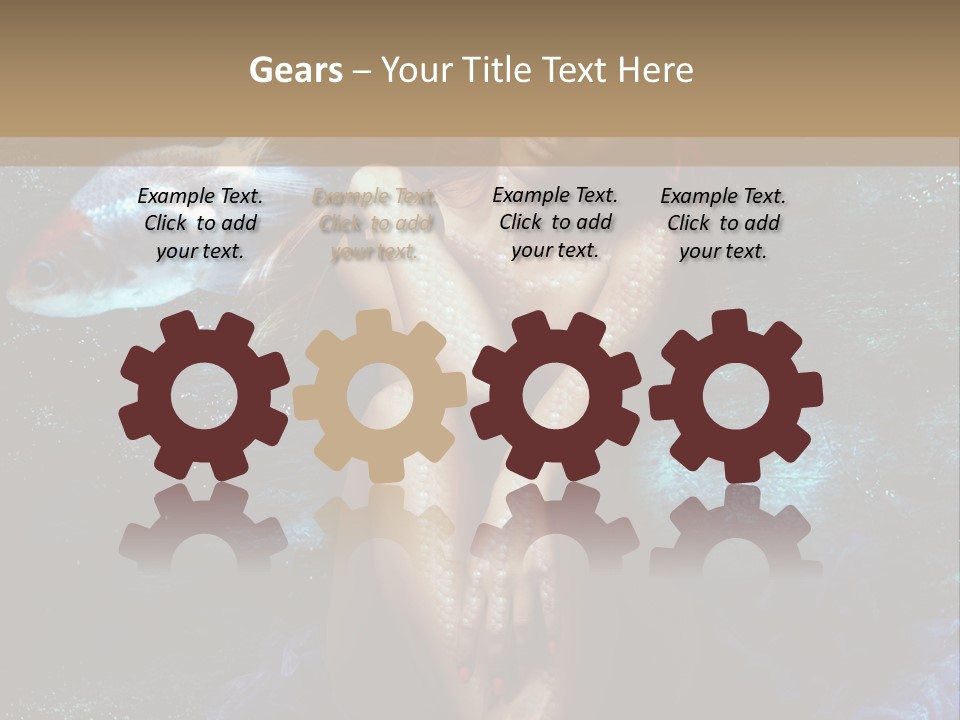 Beautiful Mermaid PowerPoint Template