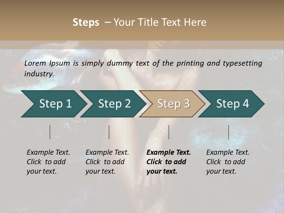 Beautiful Mermaid PowerPoint Template