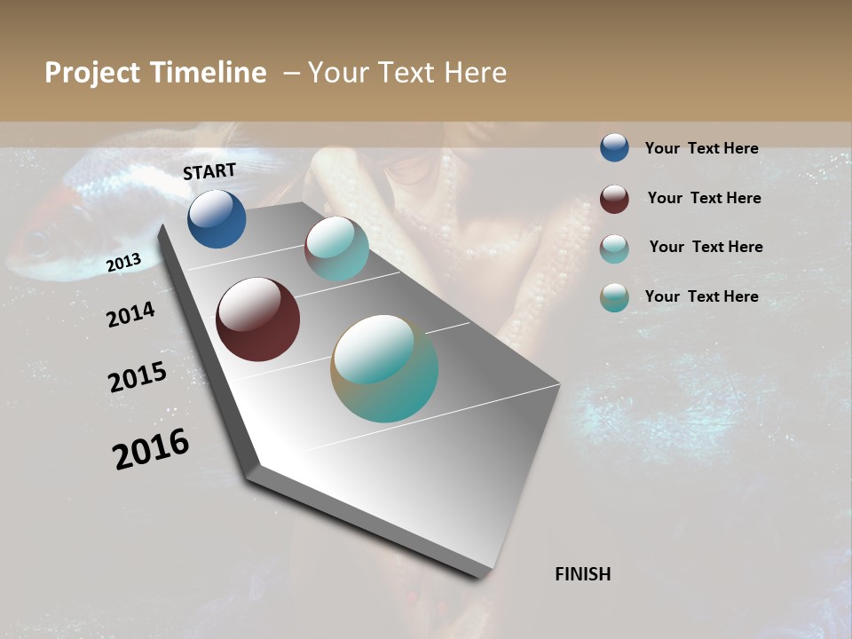 Beautiful Mermaid PowerPoint Template