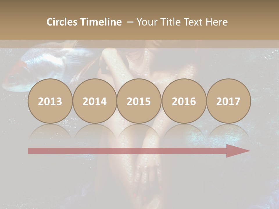 Beautiful Mermaid PowerPoint Template