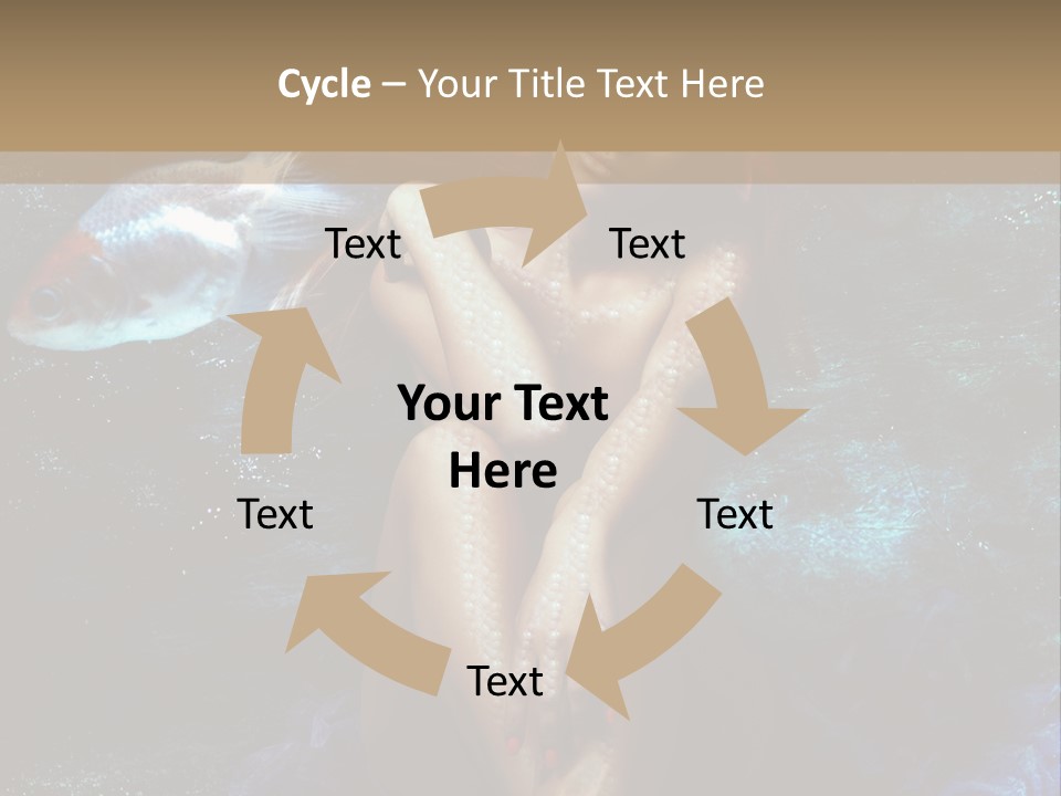 Beautiful Mermaid PowerPoint Template
