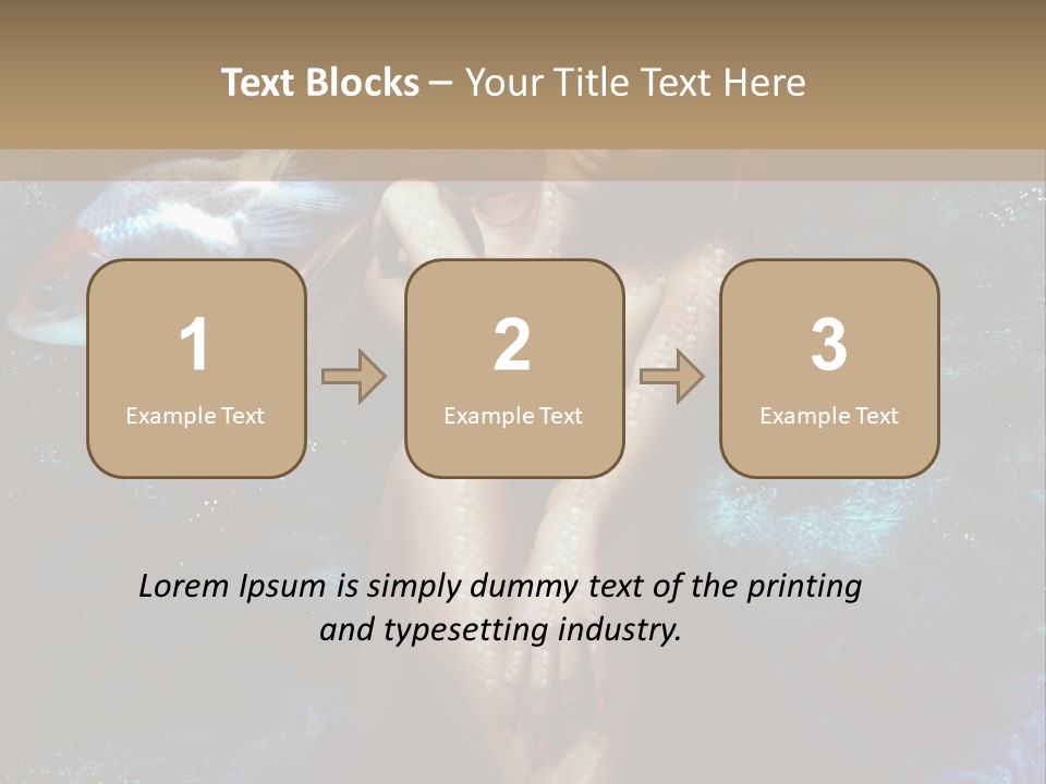 Beautiful Mermaid PowerPoint Template