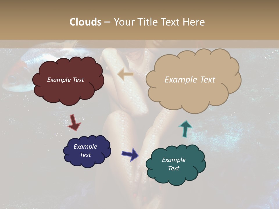 Beautiful Mermaid PowerPoint Template