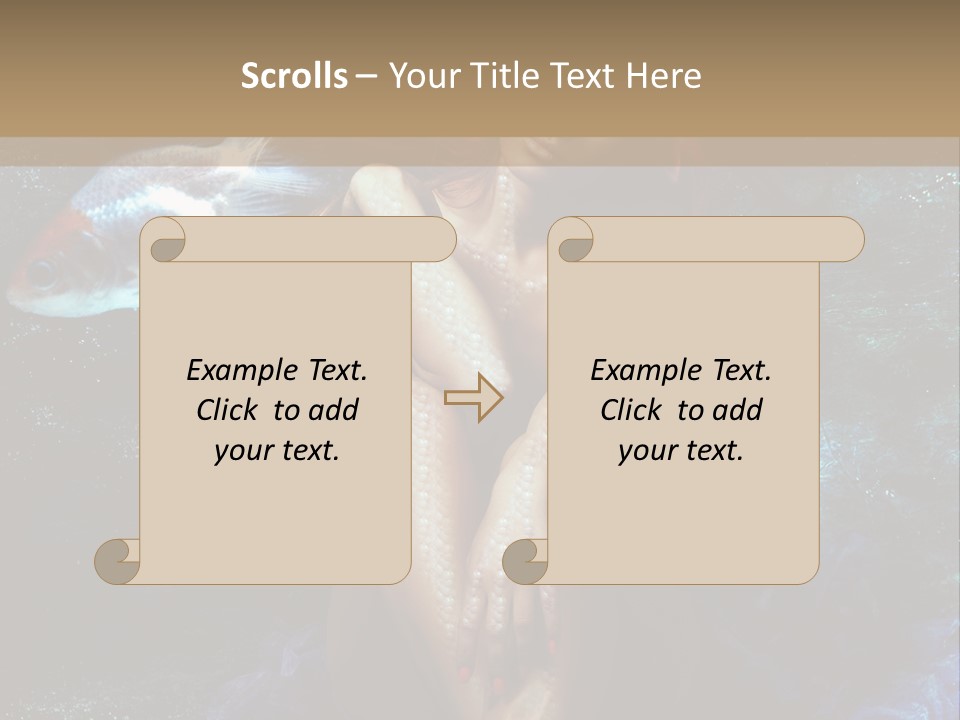 Beautiful Mermaid PowerPoint Template