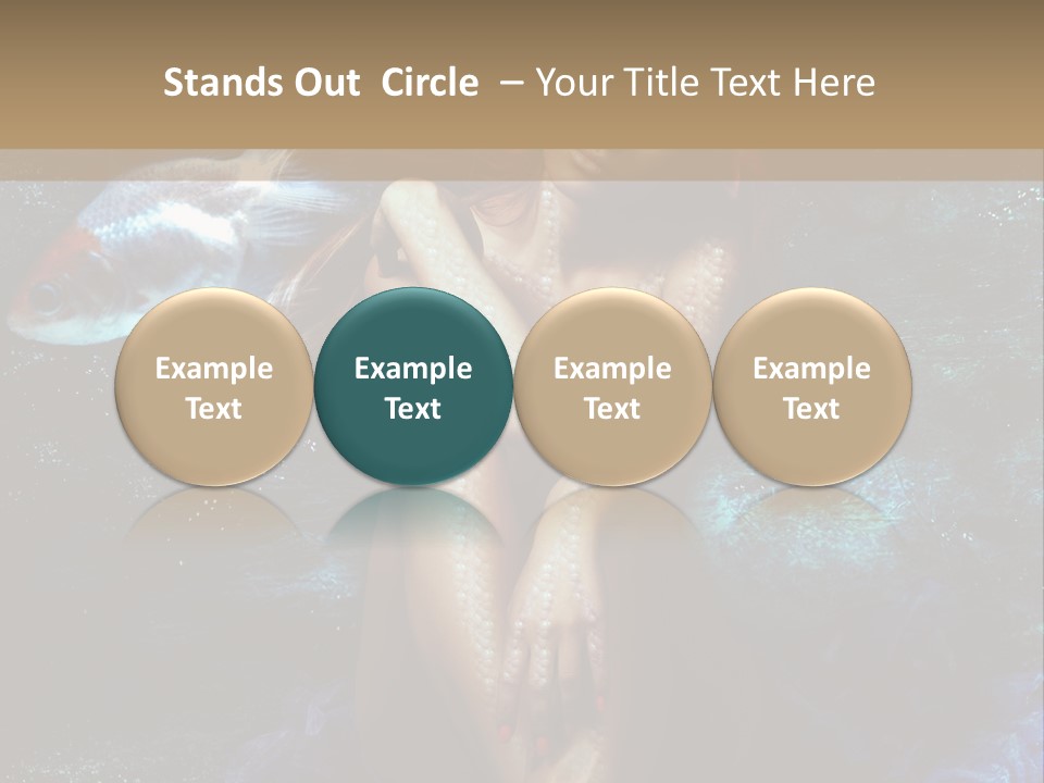 Beautiful Mermaid PowerPoint Template
