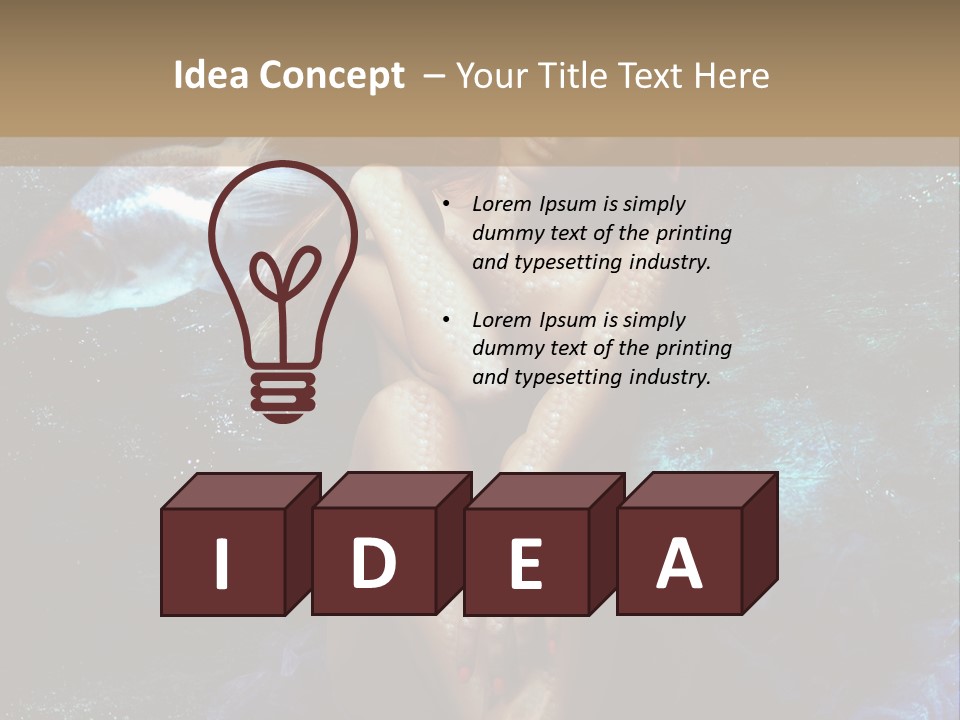 Beautiful Mermaid PowerPoint Template