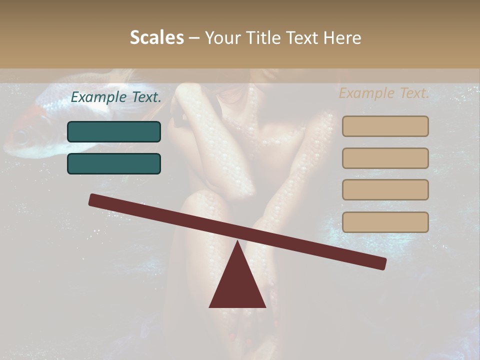 Beautiful Mermaid PowerPoint Template