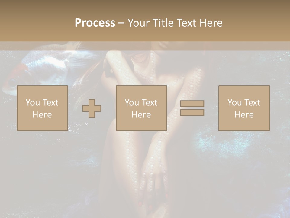 Beautiful Mermaid PowerPoint Template