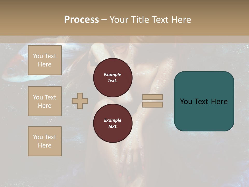 Beautiful Mermaid PowerPoint Template