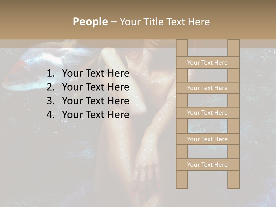 Beautiful Mermaid PowerPoint Template