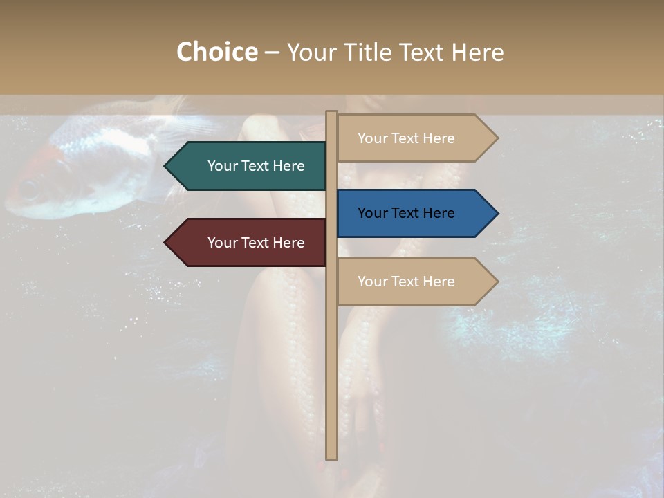 Beautiful Mermaid PowerPoint Template