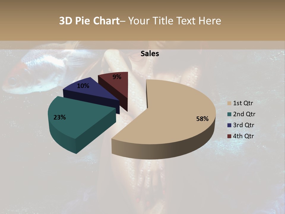 Beautiful Mermaid PowerPoint Template