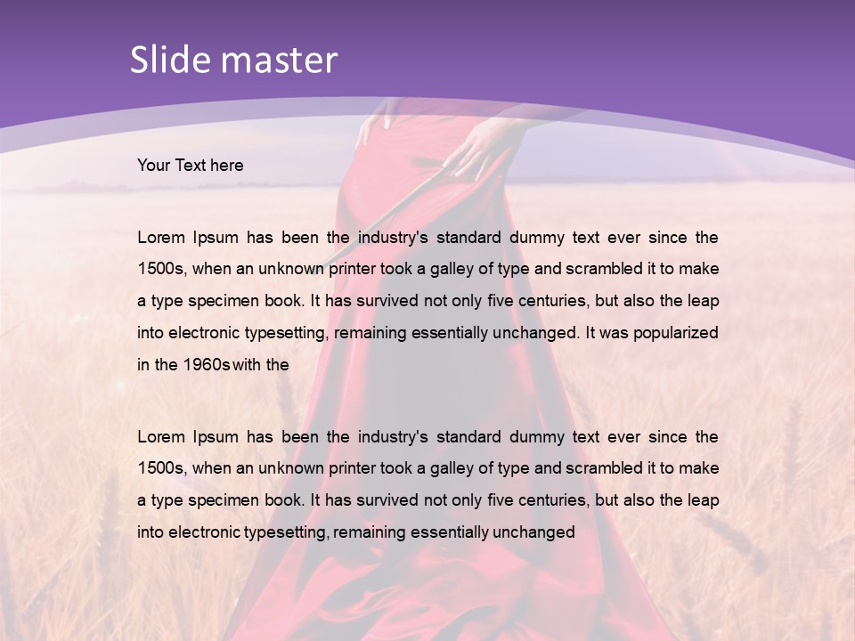 Dramatic Black And White PowerPoint Template