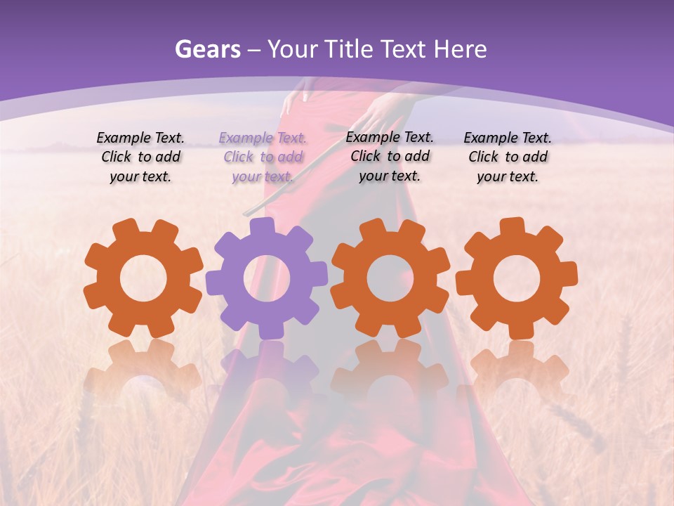 Dramatic Black And White PowerPoint Template