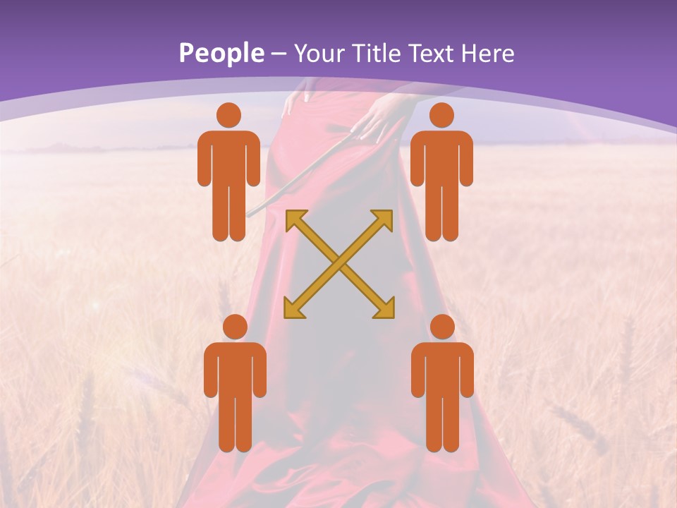 Dramatic Black And White PowerPoint Template