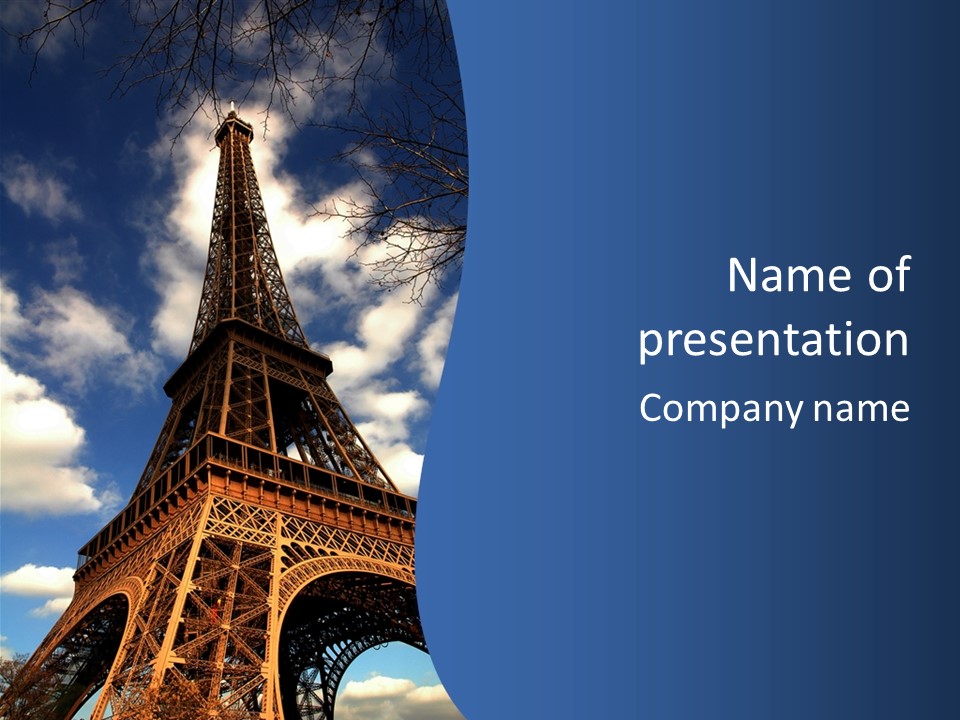 Eiffel Tower PowerPoint Template