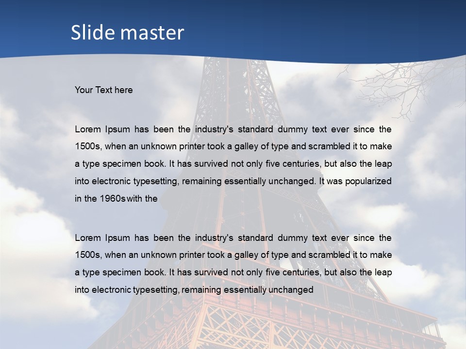 Eiffel Tower PowerPoint Template