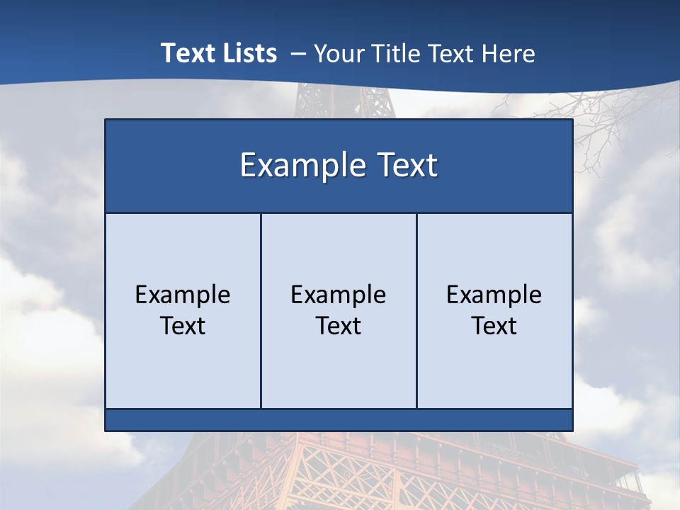 Eiffel Tower PowerPoint Template