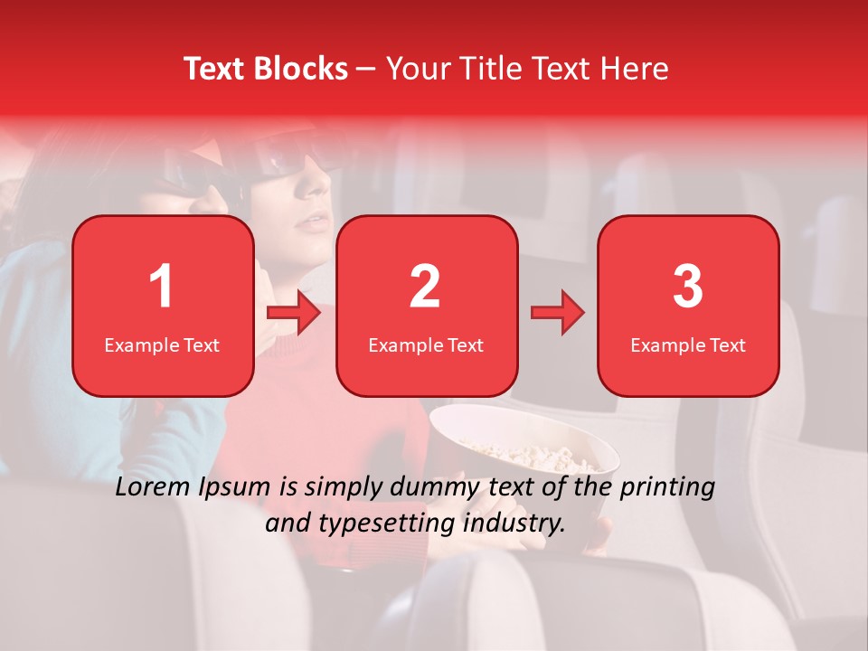 Pop Corn Cinema PowerPoint Template