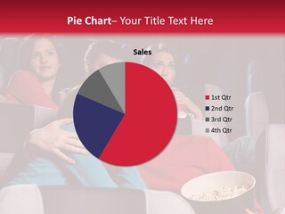 Couple At Cinema PowerPoint Template