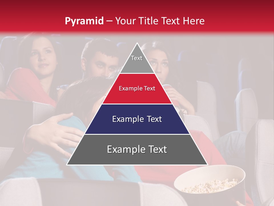 Couple At Cinema PowerPoint Template