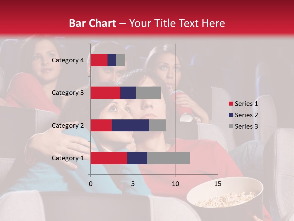 Couple At Cinema PowerPoint Template