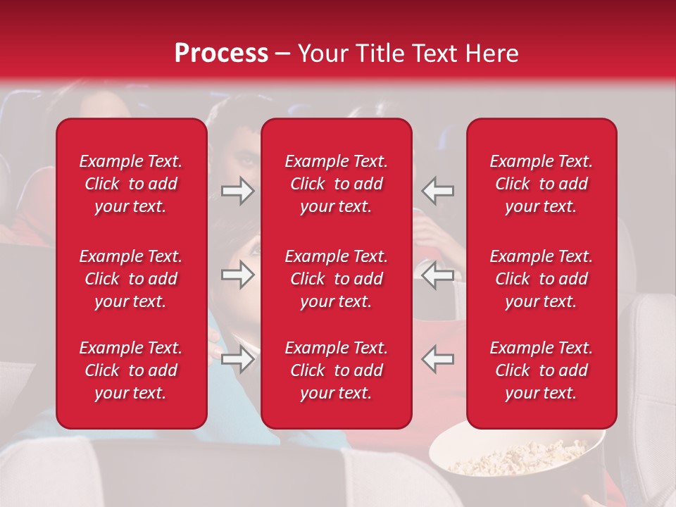Couple At Cinema PowerPoint Template