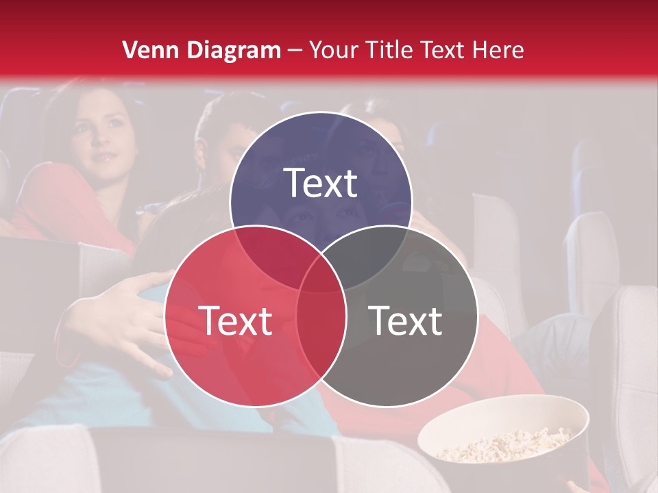 Couple At Cinema PowerPoint Template