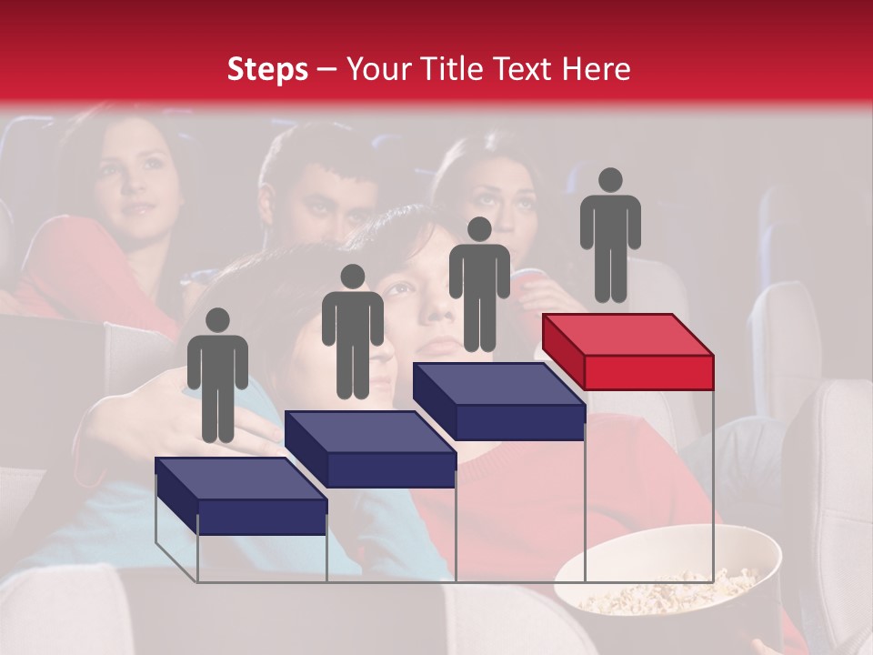 Couple At Cinema PowerPoint Template