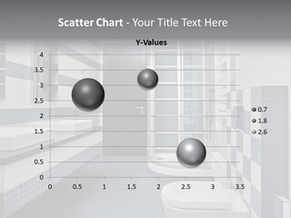 Blue And Gray Bathroom PowerPoint Template