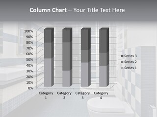 Blue And Gray Bathroom PowerPoint Template