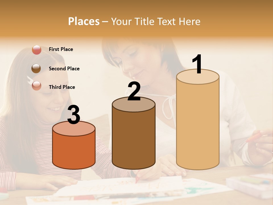 Isolated White Leisure PowerPoint Template