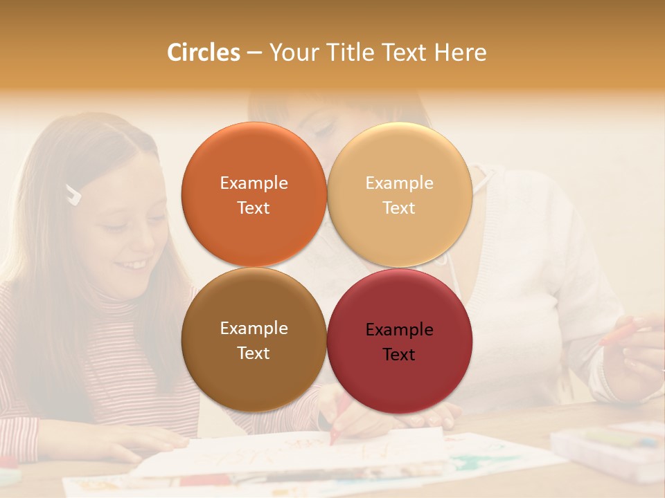 Isolated White Leisure PowerPoint Template