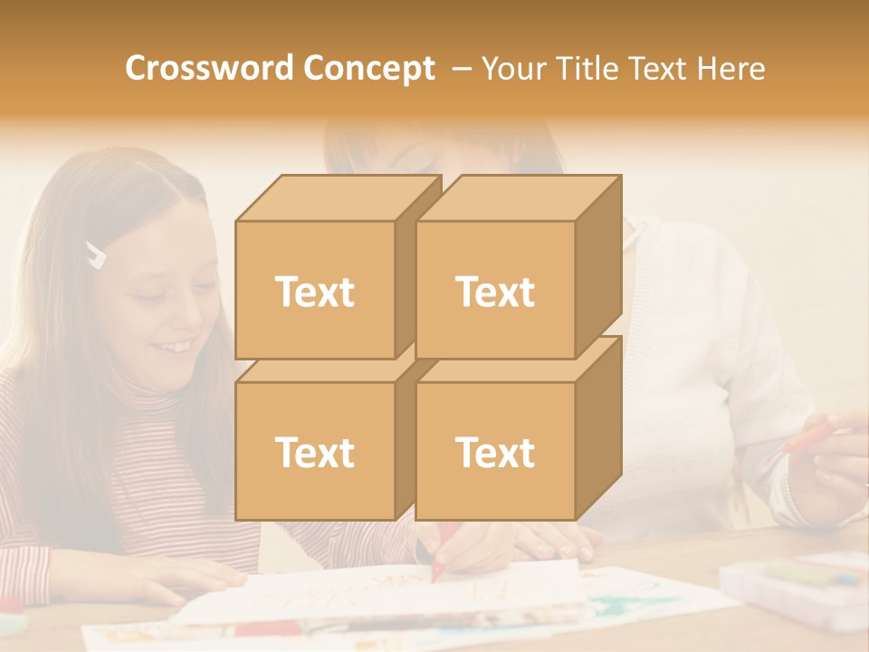 Isolated White Leisure PowerPoint Template