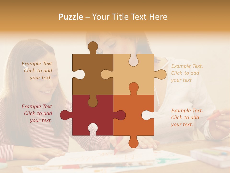 Isolated White Leisure PowerPoint Template