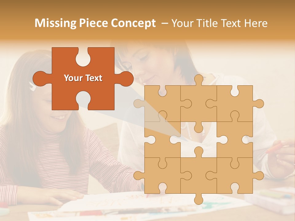 Isolated White Leisure PowerPoint Template