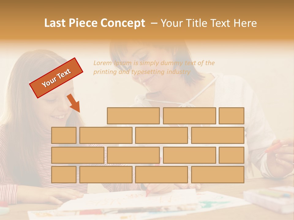 Isolated White Leisure PowerPoint Template