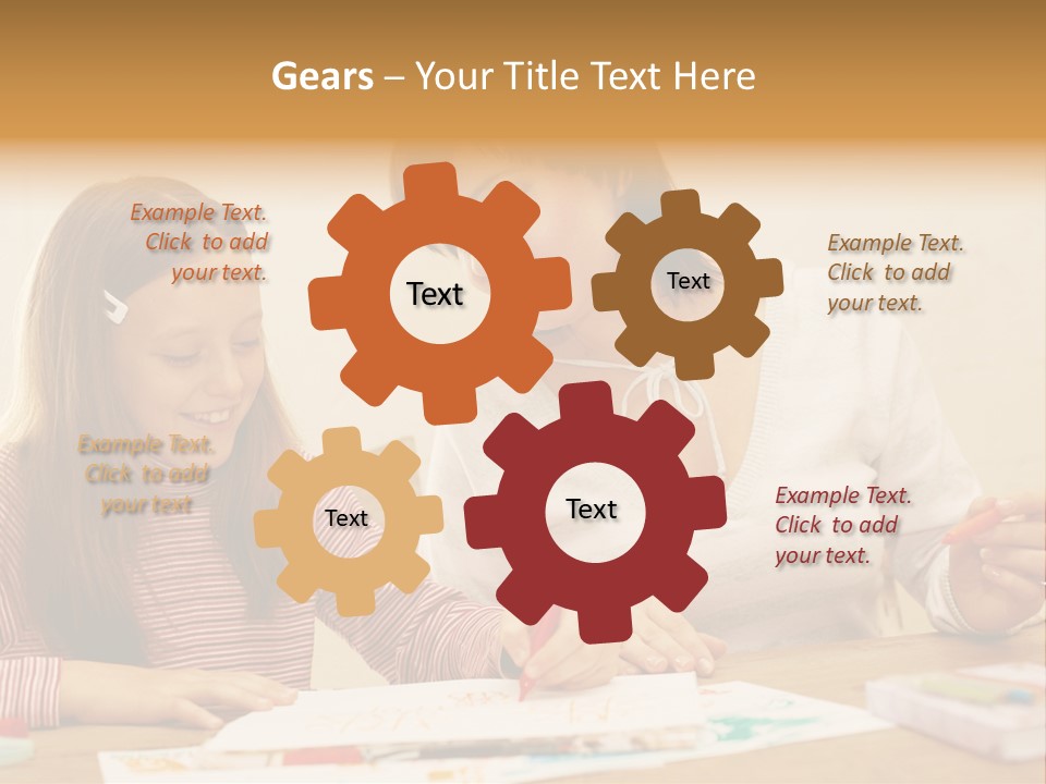 Isolated White Leisure PowerPoint Template