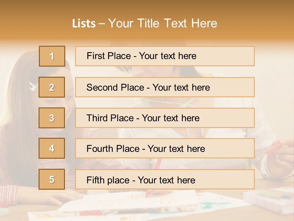 Isolated White Leisure PowerPoint Template