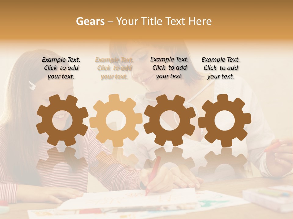 Isolated White Leisure PowerPoint Template