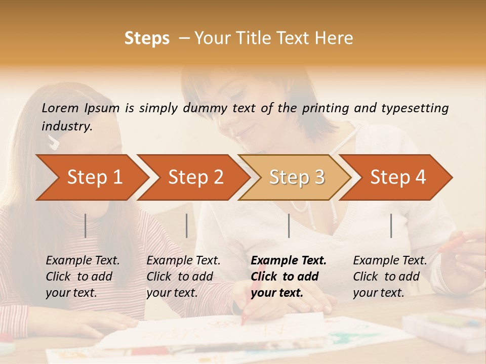 Isolated White Leisure PowerPoint Template