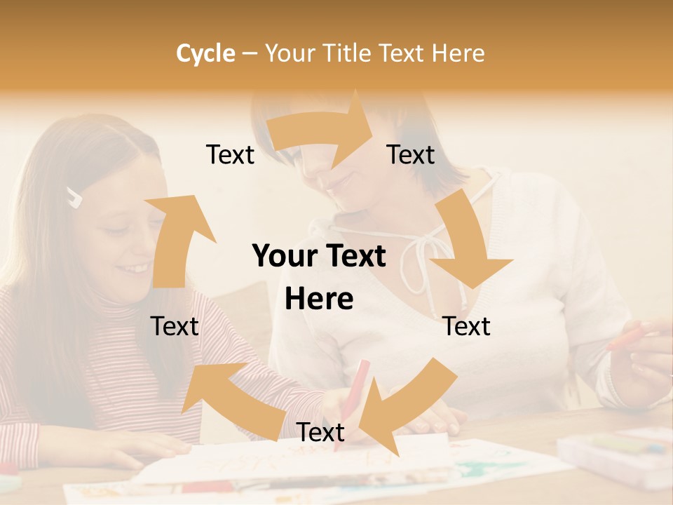 Isolated White Leisure PowerPoint Template